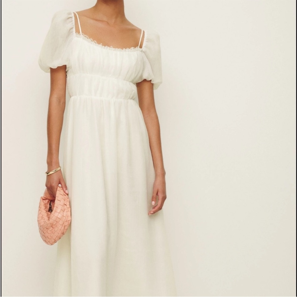 Reformation Mayme ivory / white dress